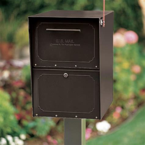 metal mailbox card box|large metal mailboxes residential.